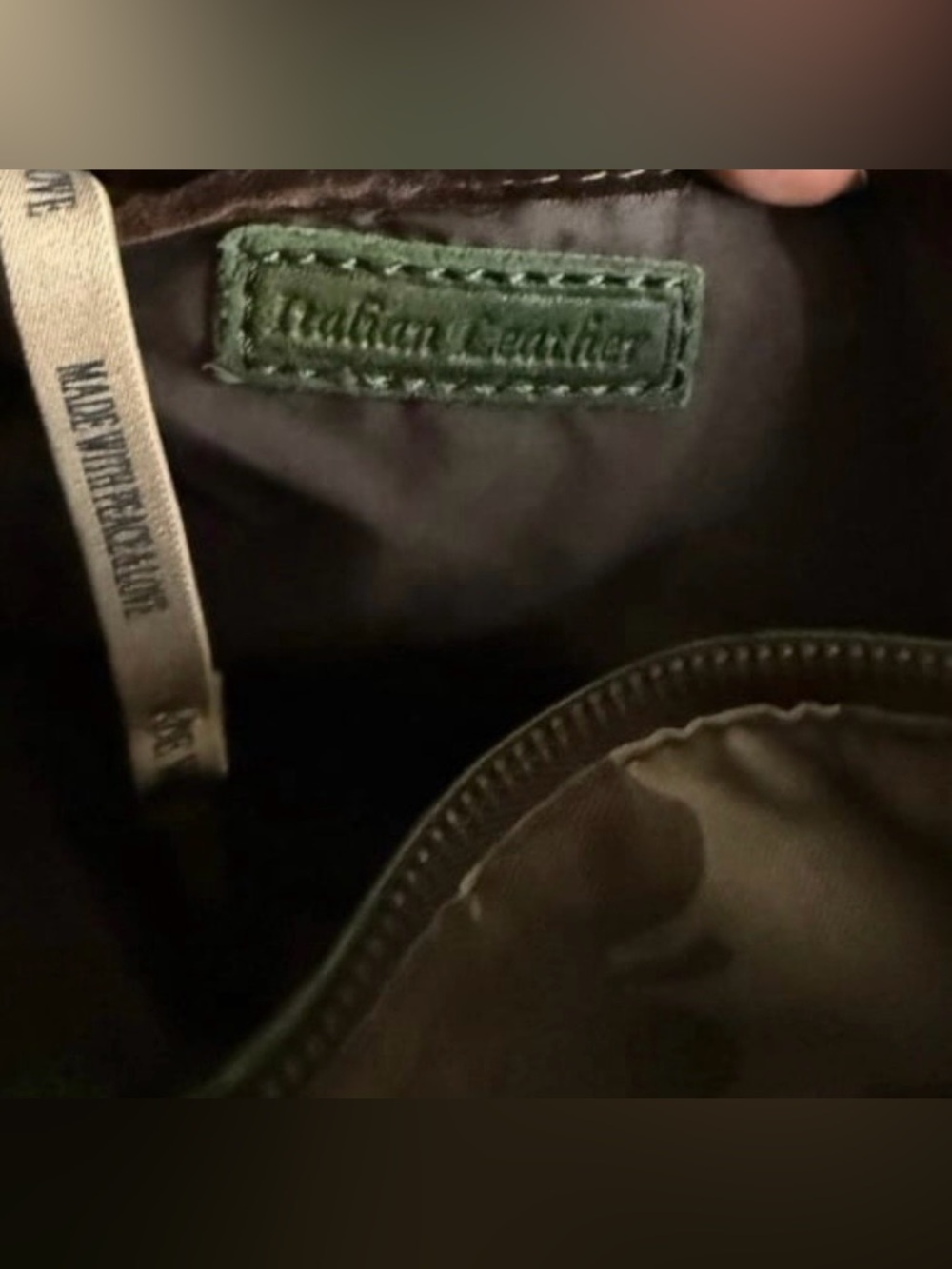 Lucky Brand Green Italian Leather Hobo! GUC!! - Picture 12 of 14